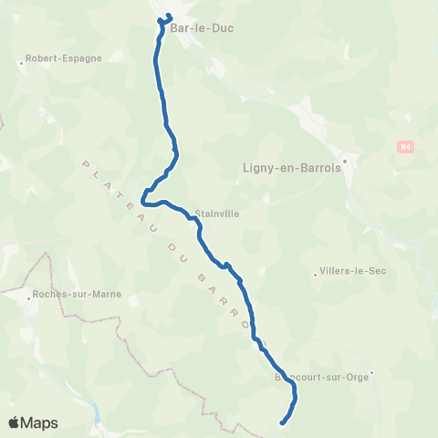 Fluo 55 Montiers-sur-Saulx / Bar-le-Duc map