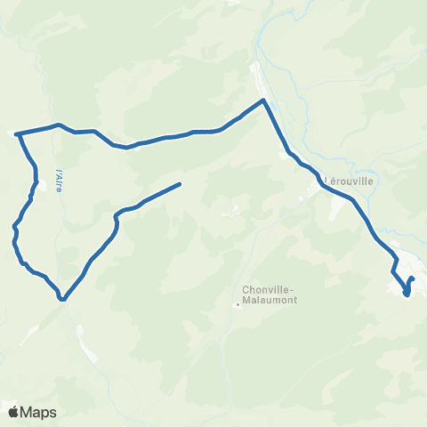 Fluo 55 Menil-aux-Bois / Commercy map