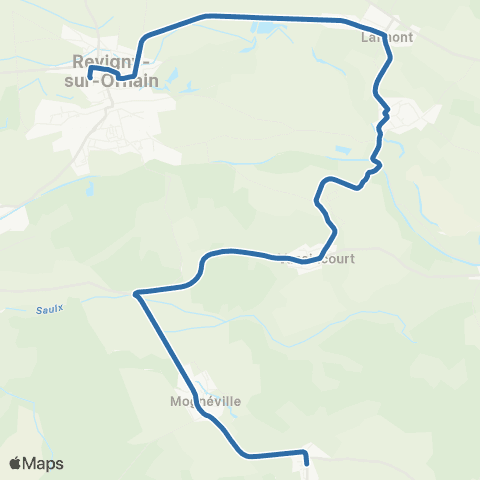 Fluo 55 Couvonges / Revigny-sur-Ornain map