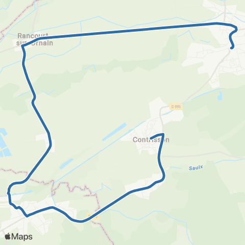 Fluo 55 Contrisson / Revigny-sur-Ornain map