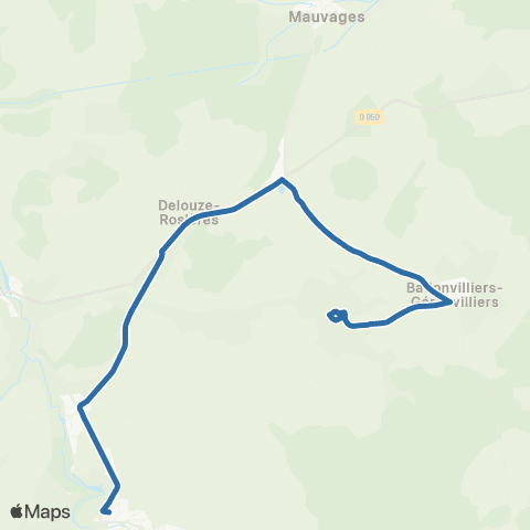 Fluo 55 Badonvilliers / Gondrecourt-le-Château map