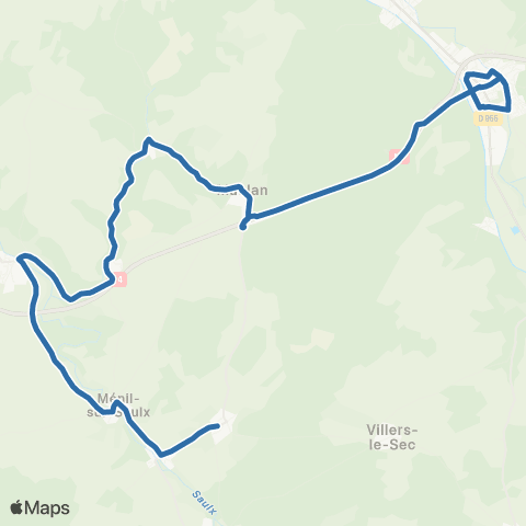 Fluo 55 Foucheres-aux-Bois / Ligny-en-Barrois map