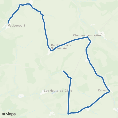 Fluo 55 Érize-la-Petite / Vaubecourt map