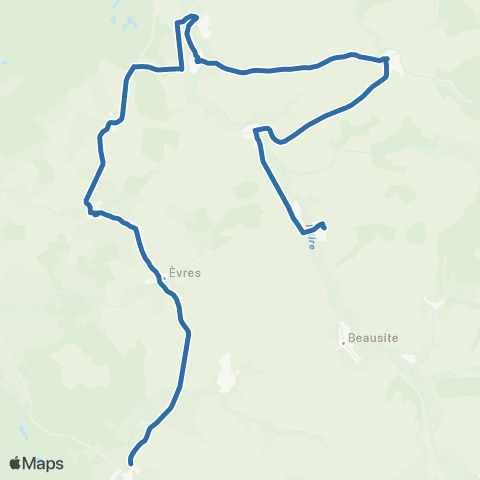 Fluo 55 Foucaucourt-sur-Thabas / Vaubecourt map