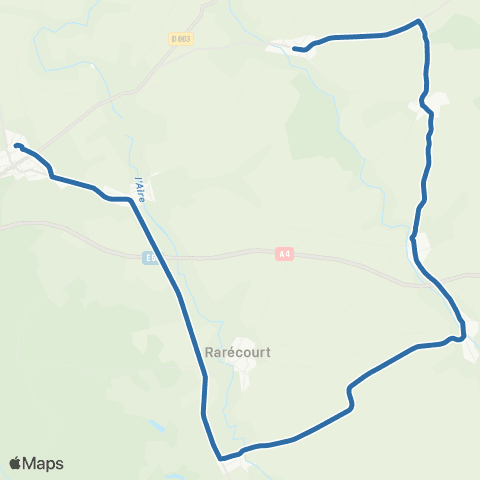 Fluo 55 Brabant-en-Argonne / Clermont-en-Argonne map