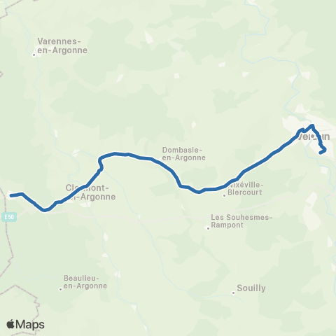 Fluo 55 Les Islettes map