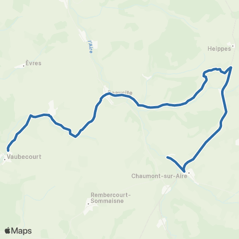 Fluo 55 Beausite / Vaubecourt map