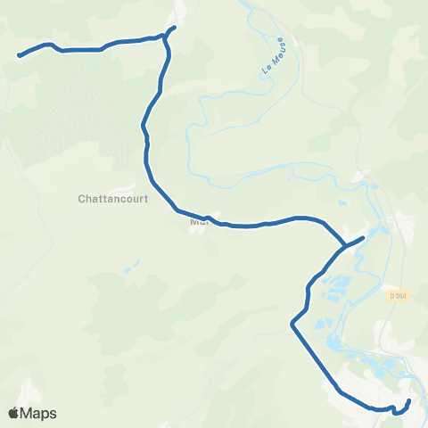 Fluo 55 Bethincourt / Thierville-Meuse / Verdun map