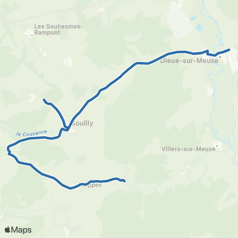 Fluo 55 Rambluzin-et-Benoite-Vaux / Ancemont map