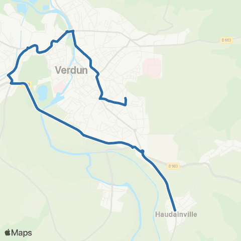 Fluo 55 Belrupt-en-Verdunois / Verdun map