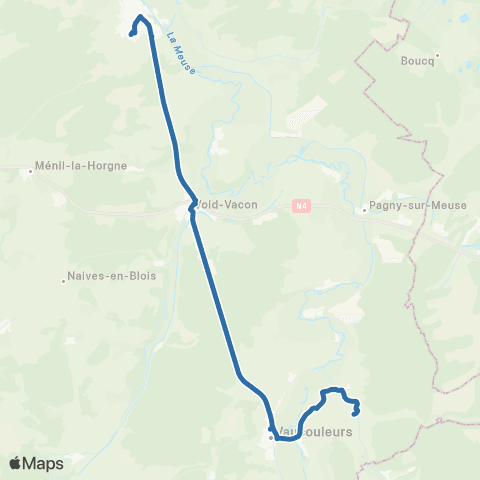 Fluo 55 Rigny-St-Martin / Commercy map