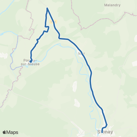 Fluo 55 Moulins-St-Hubert / Stenay map