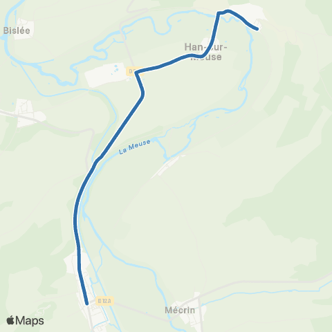 Fluo 55 Han-sur-Meuse / Sampigny map