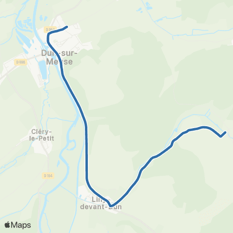 Fluo 55 Fontaines-St-Clair / Dun-sur-Meuse map