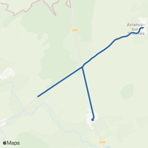 Fluo 55 Arrancy-sur-Crusnes / Rouvrois-Othain map