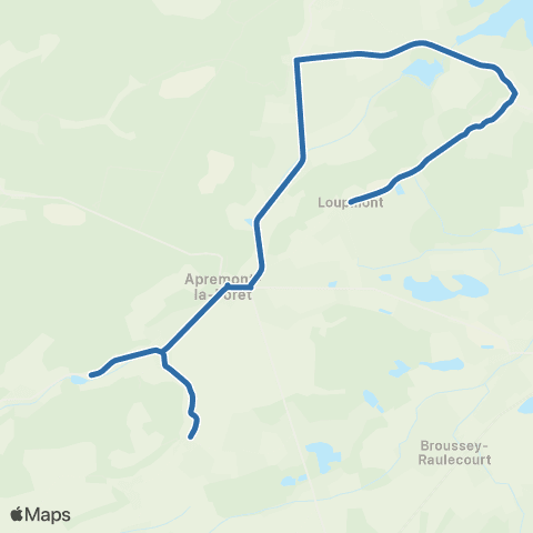 Fluo 55 St-Julien-ss-les-Côtes / Apremont-Forêt map
