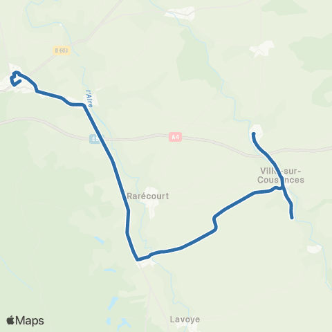 Fluo 55 Clermont-en-Argonne map