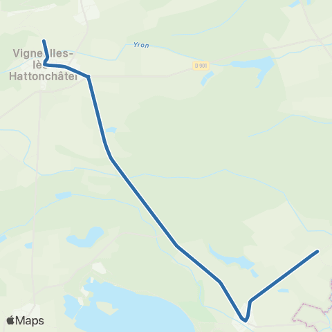 Fluo 55 Nonsard-Lamarche / Vigneulles-les-Hatton map