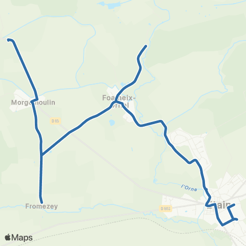 Fluo 55 Gincrey / Étain map