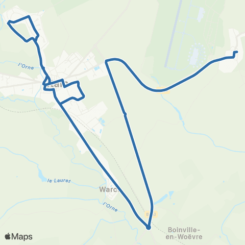 Fluo 55 Étain map