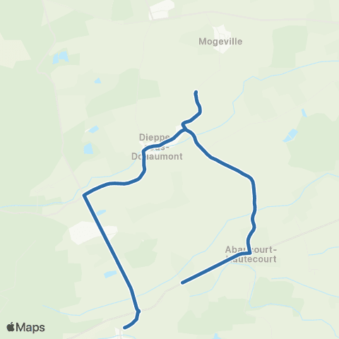 Fluo 55 Maucourt-sur-Orne / Eix map
