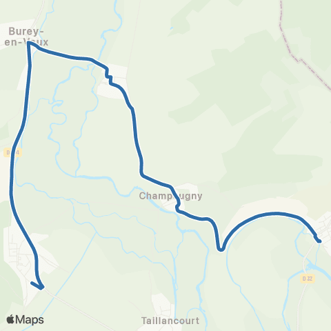 Fluo 55 Pagny-la-Blanche-Cote / Maxey-sur-Vaise map