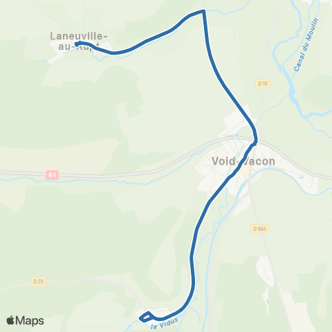 Fluo 55 Laneuville-au-Rupt / Void-Vacon map