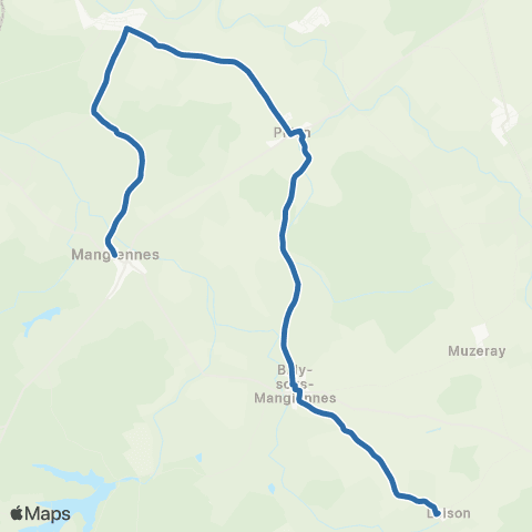 Fluo 55 Loison - Mangiennes map
