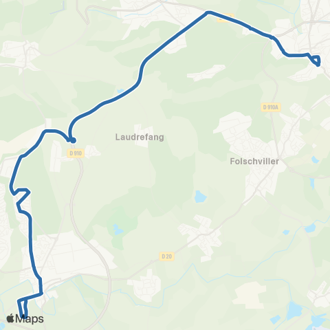 Fluo 57 Faulquemont / St-Avold map