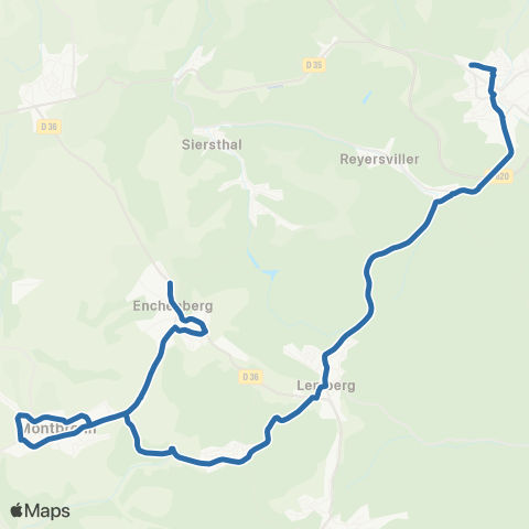 Fluo 57 Montbronn / Bitche map