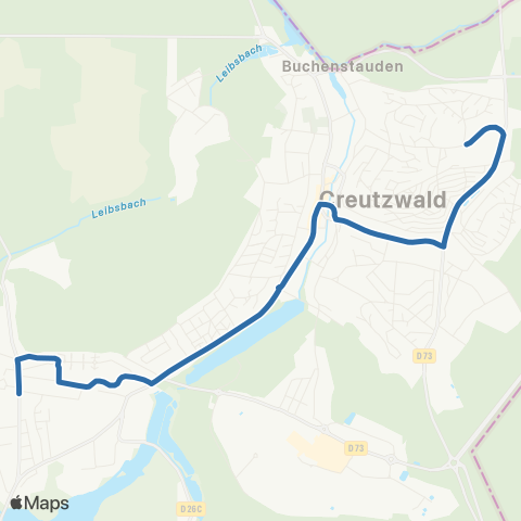 Fluo 57 Ham-SS-Varsberg / Creutzwald map