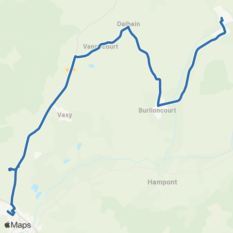 Fluo 57 Haboudange / Château-Salins map