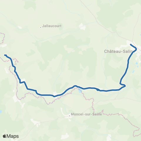 Fluo 57 Aboncourt-sur-Seille / Château-Salins map