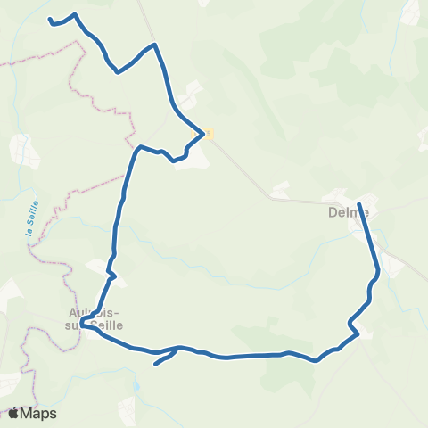 Fluo 57 Vulmont / Delme map