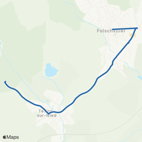Fluo 57 Lelling / Teting-sur-Nied / Folschviller map