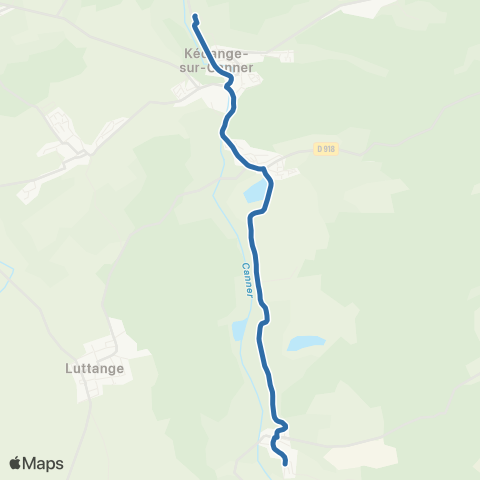 Fluo 57 Aboncourt / Kedange-sur-Canner map