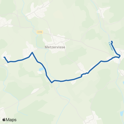 Fluo 57 Reinange / Kedange-sur-Canner map