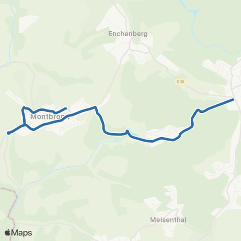 Fluo 57 Montbronn / Lemberg map