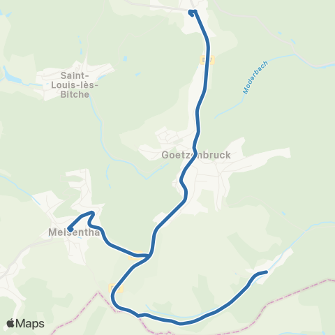 Fluo 57 Goetzenbruck / Lemberg map