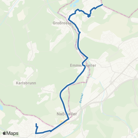Fluo 57 Petite-Rosselle / Freyming-Merlebach map