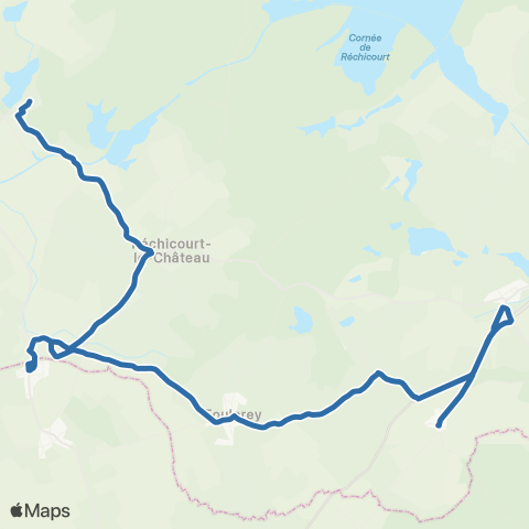 Fluo 57 Richeval / Moussey map