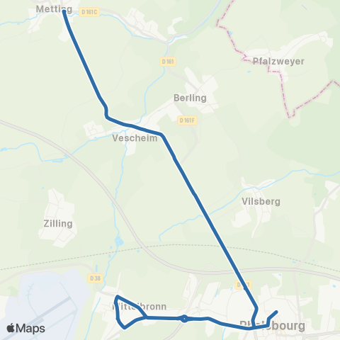 Fluo 57 Metting / Phalsbourg map