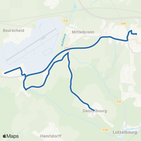 Fluo 57 Dannelbourg / Phalsbourg map