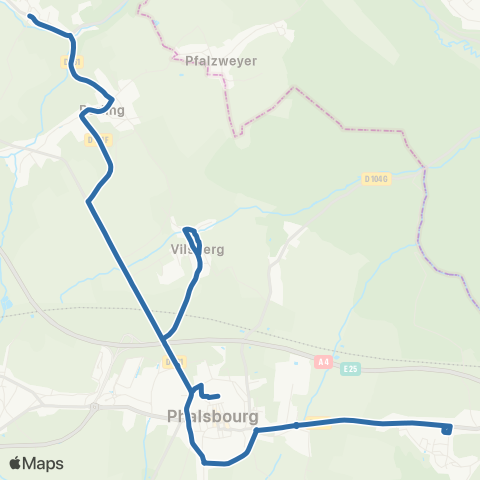 Fluo 57 Hangviller / Phalsbourg / Vilsberg map