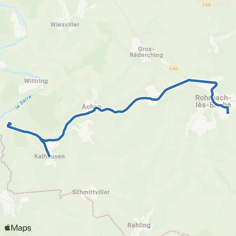 Fluo 57 Kalhausen / Rohrbach-les-Bitche map