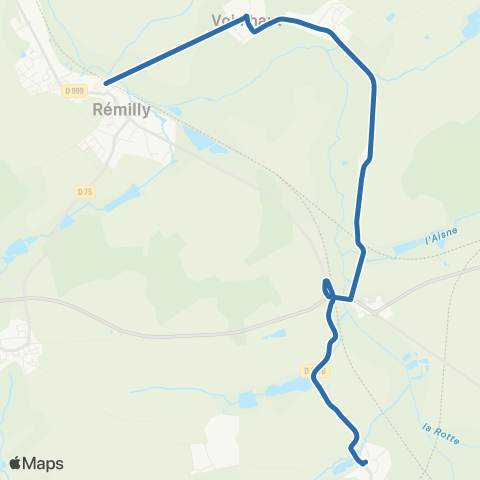 Fluo 57 St-Epvre / Remilly map