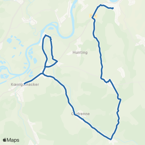 Fluo 57 Oudrenne / Sierck-les-Bains map