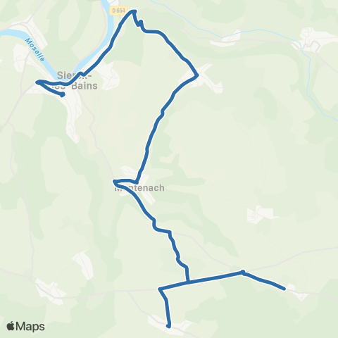 Fluo 57 Kerling-les-Sierck / Sierck-les-Bains map