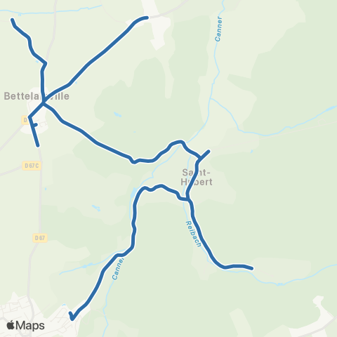 Fluo 57 Bettelainville / Vigy map