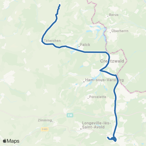 Fluo 57 Château-Rouge / St-Avold map